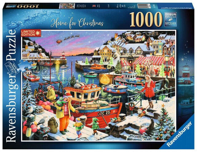 Puzzle 1000 elementów W domu na święta