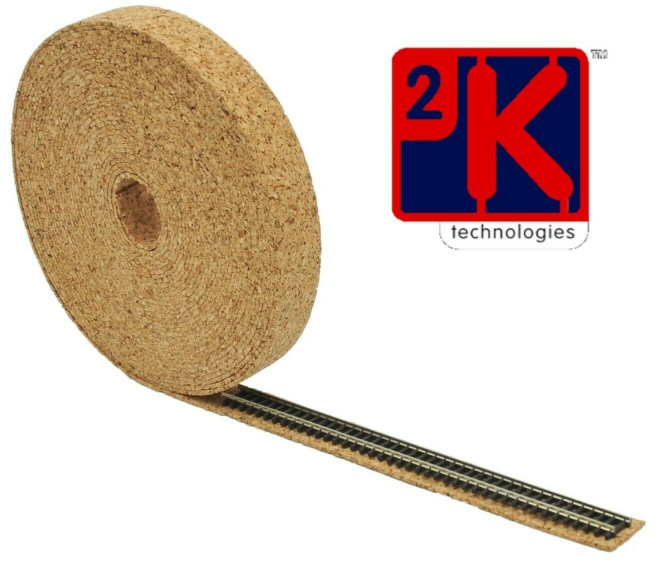 Model Railway Sughero Pista Sottoposto Rotolo N Gauge 10m L X 25mm W X 2mm