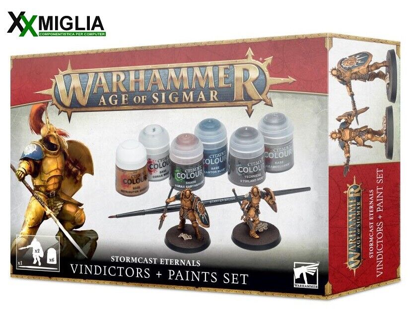 Warhammer Age of Sigmar - Vindictor + Set di Pittura 60-10