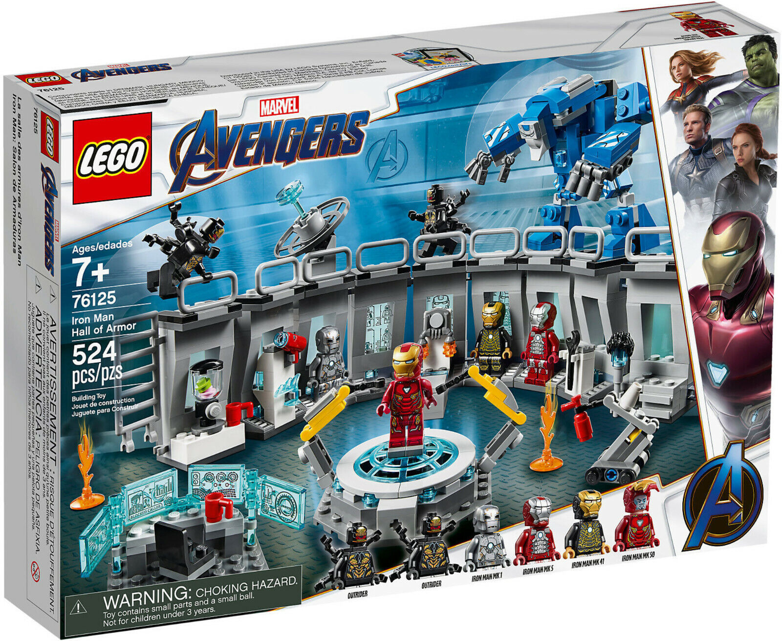 Lego SuperHeroes 76125 Sala delle Armature di Iron Man Nuovo NO 76216