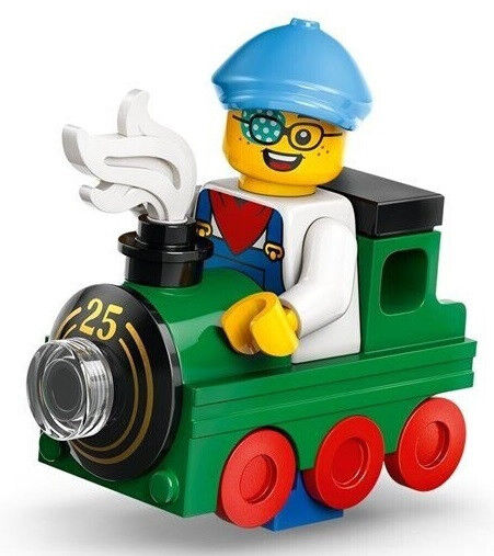 Originale LEGO 71045 Minifigure Serie 25 - Bambino, Treno