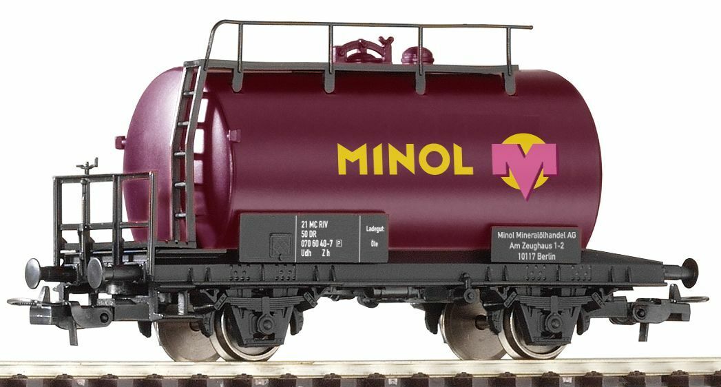 57754 Piko HO Carro cisterna MINOL delle DR  epoca IV