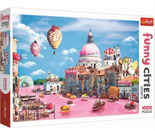 Puzzle 1000 elementów. Słodycze w Wenecji