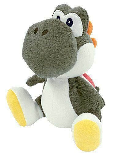 San-ei Boeki Super Mario Tutti Stella Collezione Peluche Nero Yoshi S Nuovo