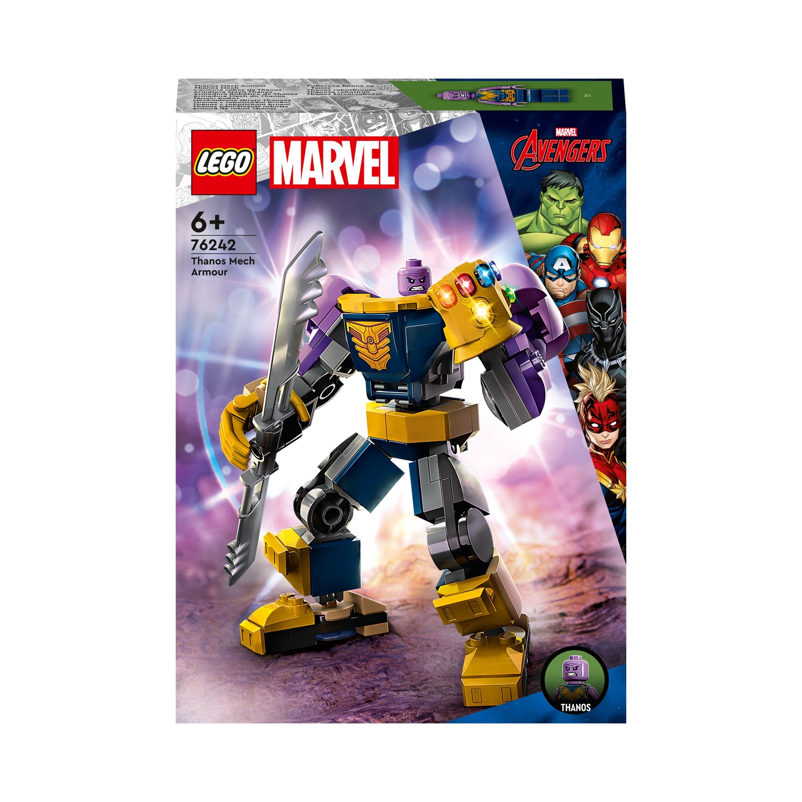 LEGO Marvel 76242 Avengers Armatura Mech Thanos