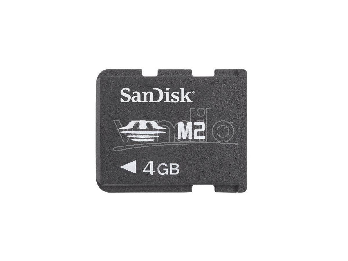 PSP GO!SANDISK MEMORY STICK MICRO M2 4GB CARD/HARD DISK CONSOLE - MEMORIE