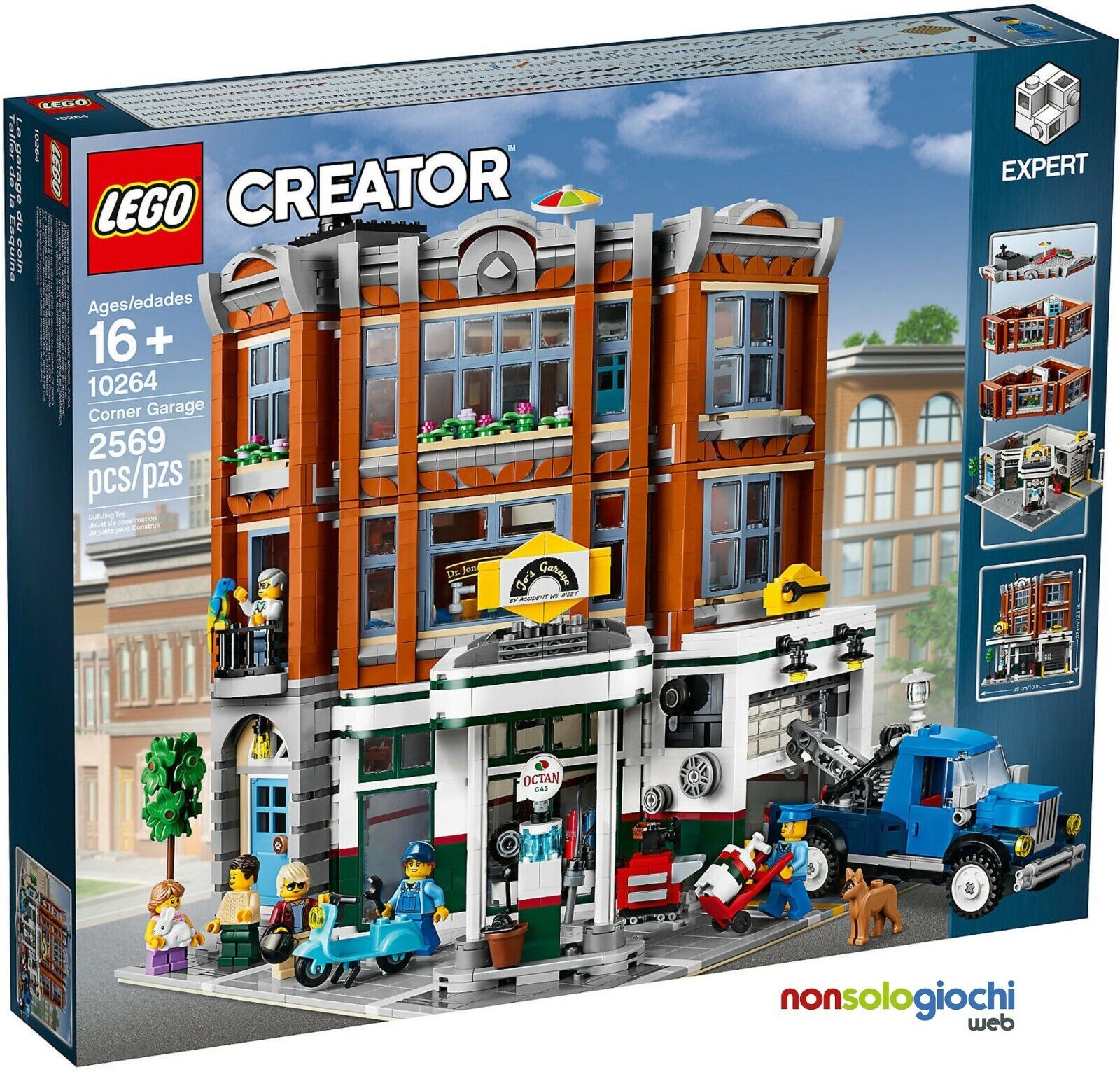 LEGO CREATOR EXPERT OFFICINA - GARAGE 10264 LEGO -nuovo-Italia