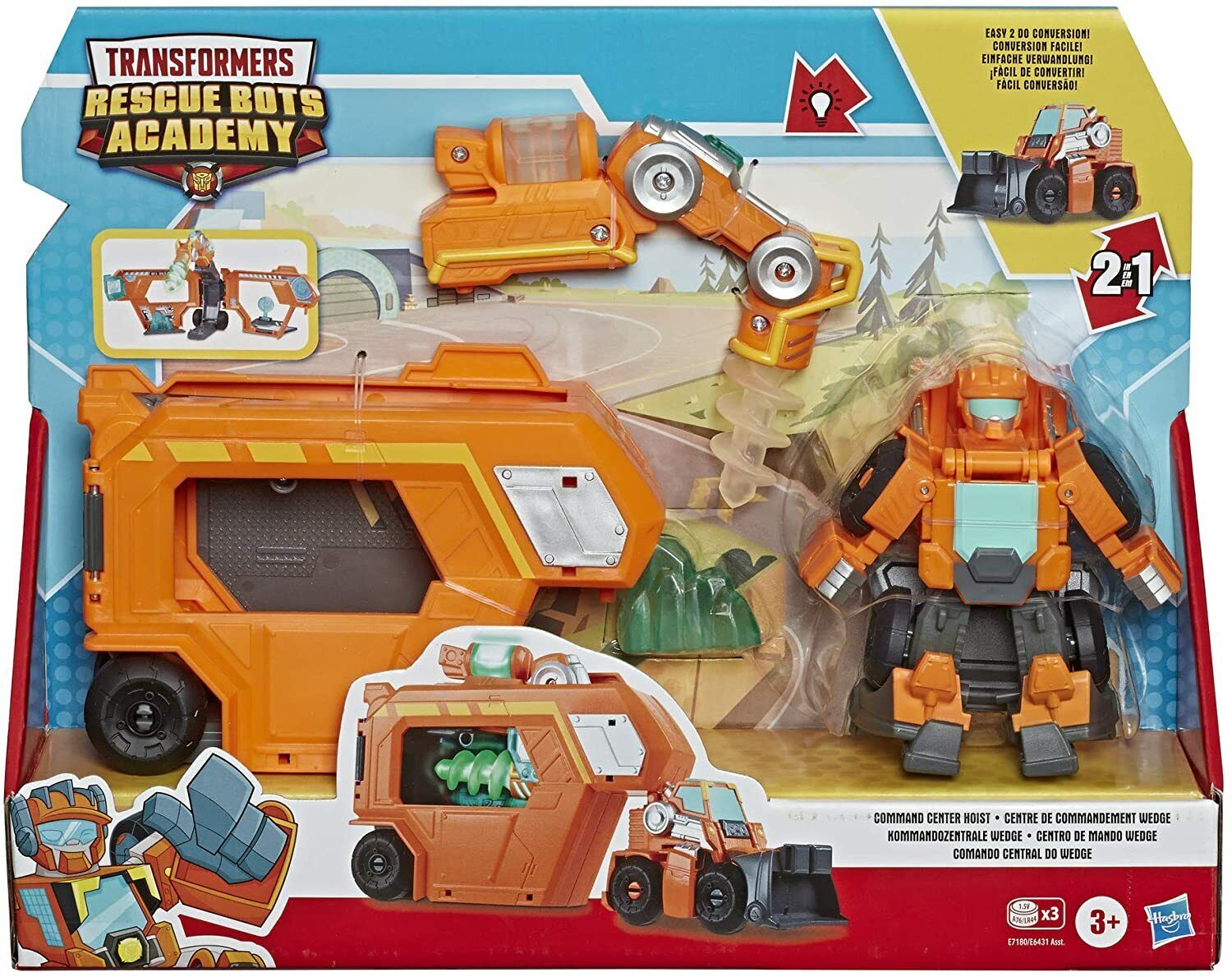 Transformers - Command Center Wedge (Playskool Heroes Rescue Bots Academy ) Hasb