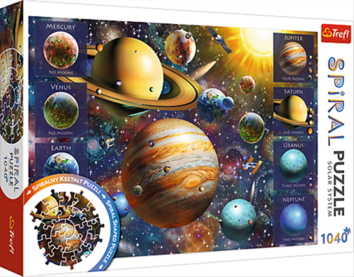 Puzzle spiralne 1040 elementów. Układ Słoneczny