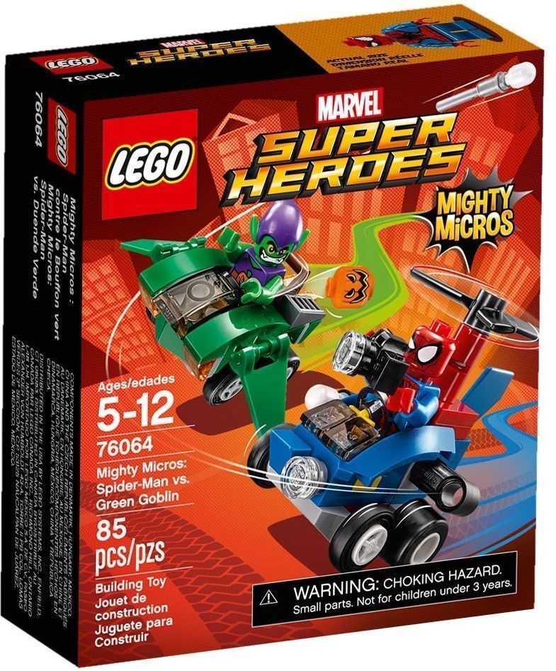 LEGO SUPER HEROES MIGHTY MICROS - SPIDERMAN CONTRO GOBLIN - LEGO 76064