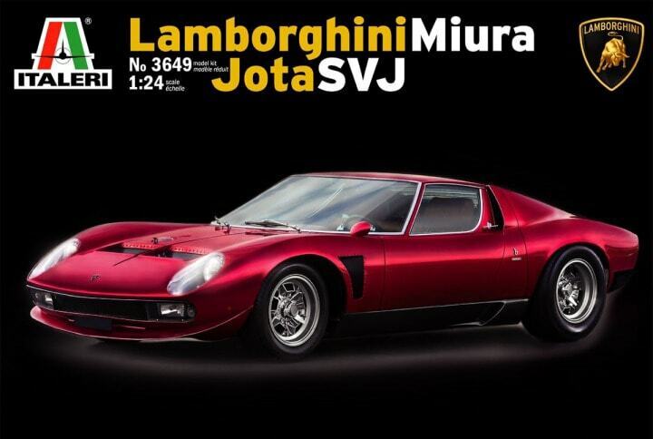 ITALERI 1:24  KIT AUTO LAMBORGHINI MIURA JOTA SVJ ART 3649