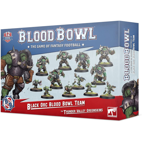 Games Workshop Blood Bowl - Black Orc Blood Bowl Team