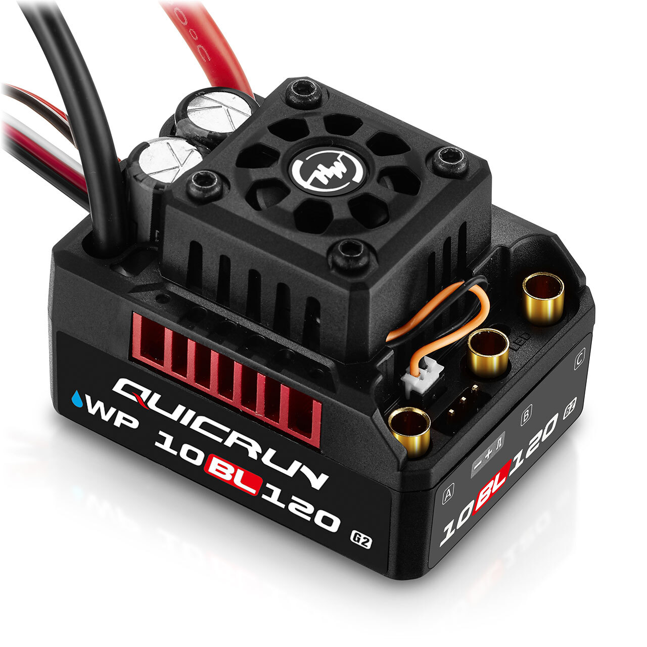 Hobbywing QUICRUN WP10BL120 G2 120A. 2-4s Regolatore brushless 120A sensorless w