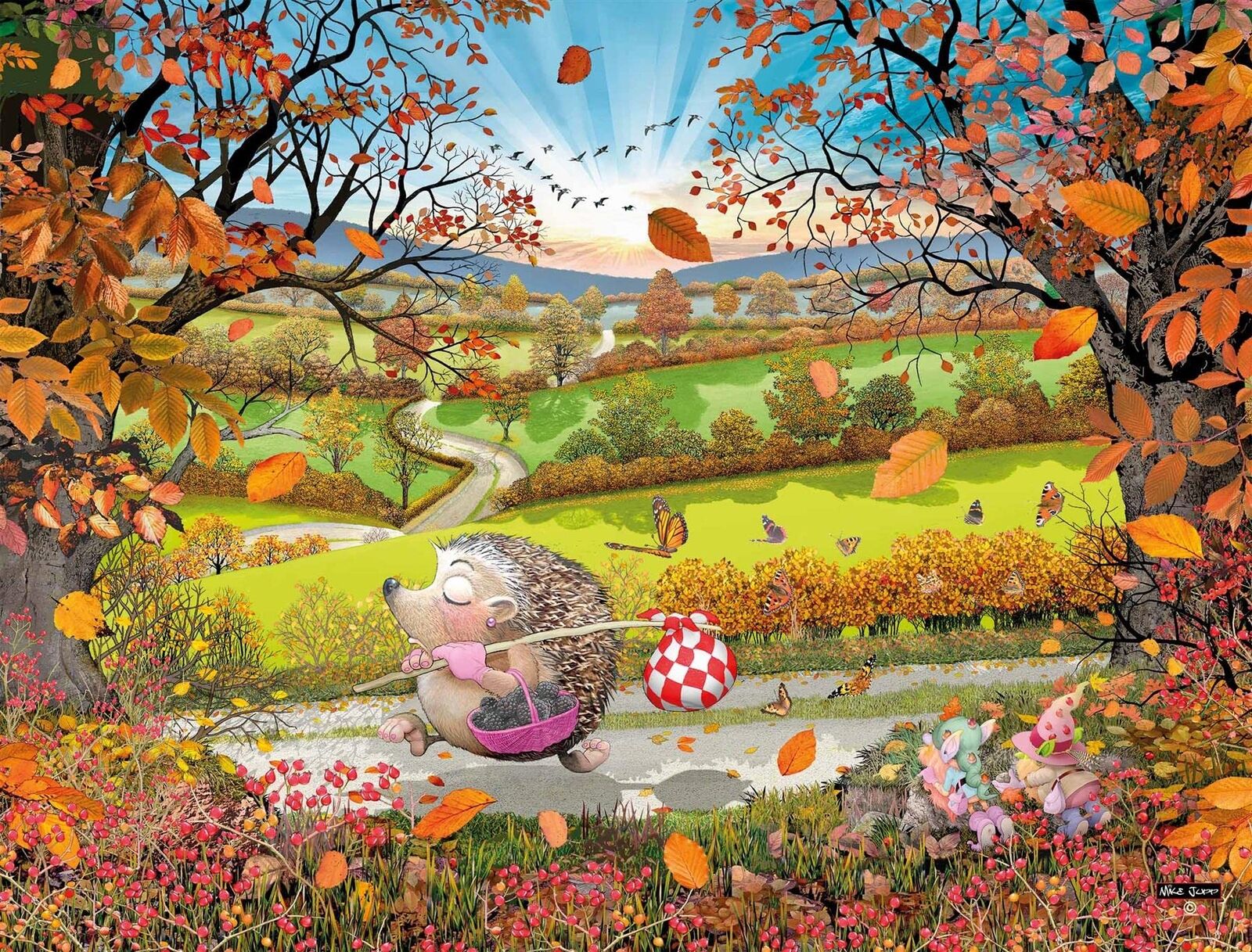 Puzzles For Adults - Pricilla Prickle - Mike Jupp 1000 Piece Jigsaw Puzzle   Mad