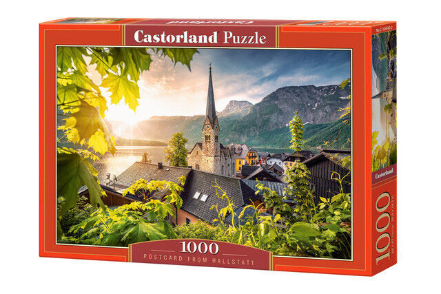 Puzzle 1000 elementów. Pocztówka z Hallstatt