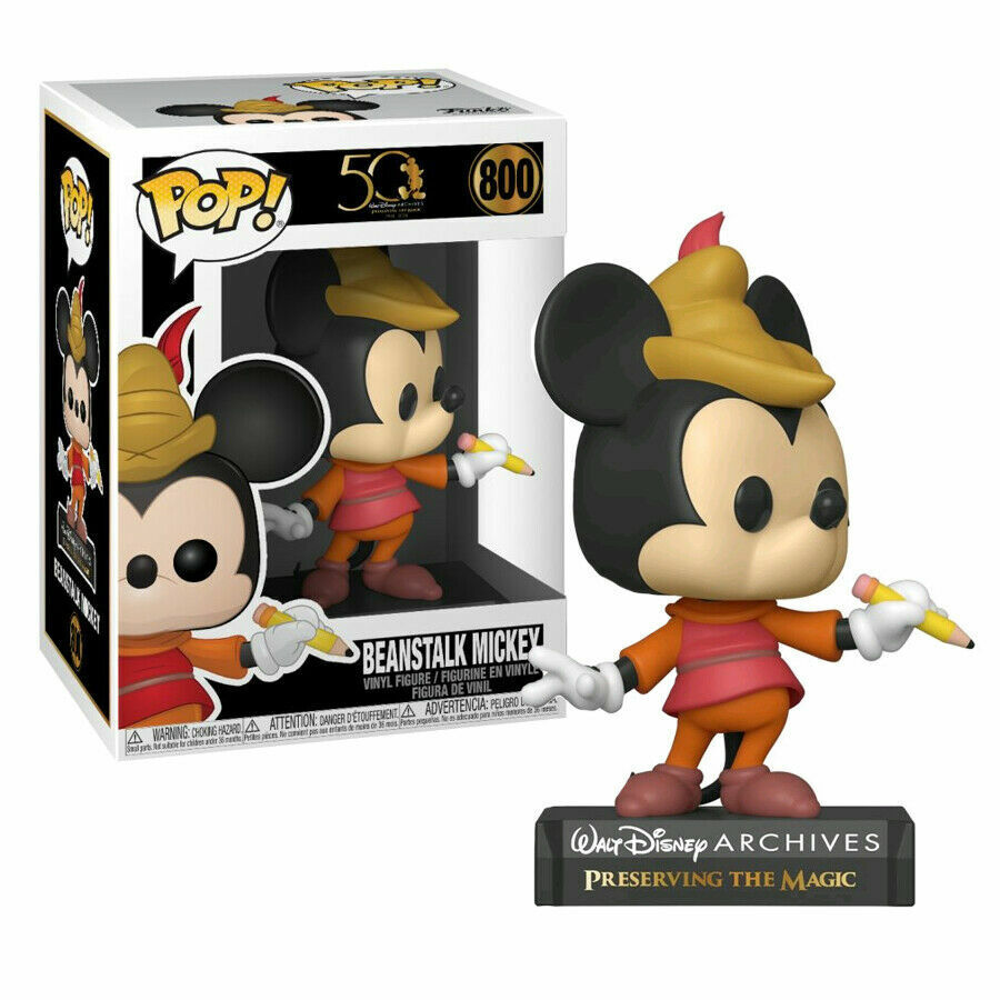 FUNKO Pop Vynil ! Mickey - Disney Archive - Beanstalk Mickey #800