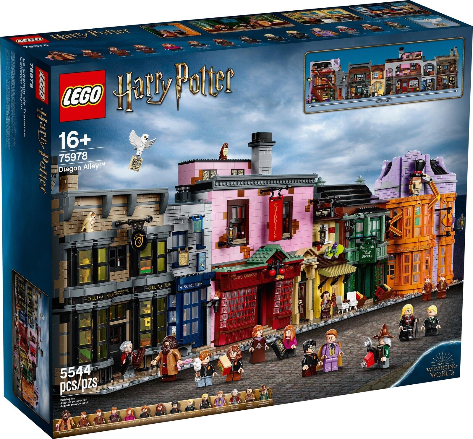 LEGO 75978 HARRY POTTER DIAGON ALLEY - MISB NUOVO SIGILLATO -NEW SEALED IN STOCK