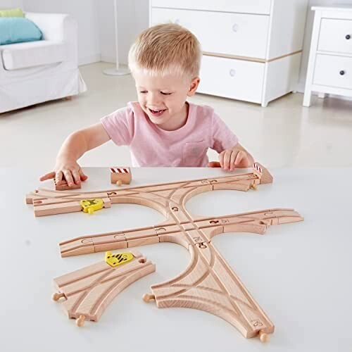 SET ESPANSIONE BINARI AVANZATO track expansion pack HAPE ferrovia in legno E3733