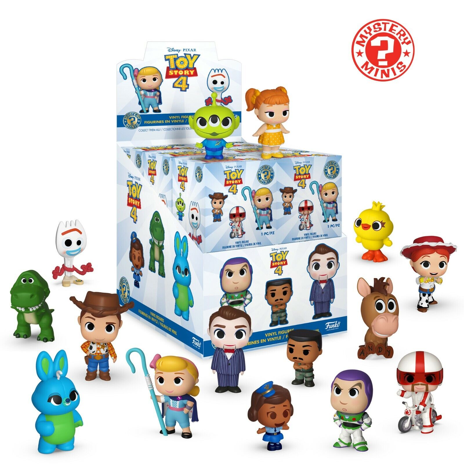 Espositore 12pezzi - FUNKO POP Toy Story 4 MYSTERY MINIS in Box Display