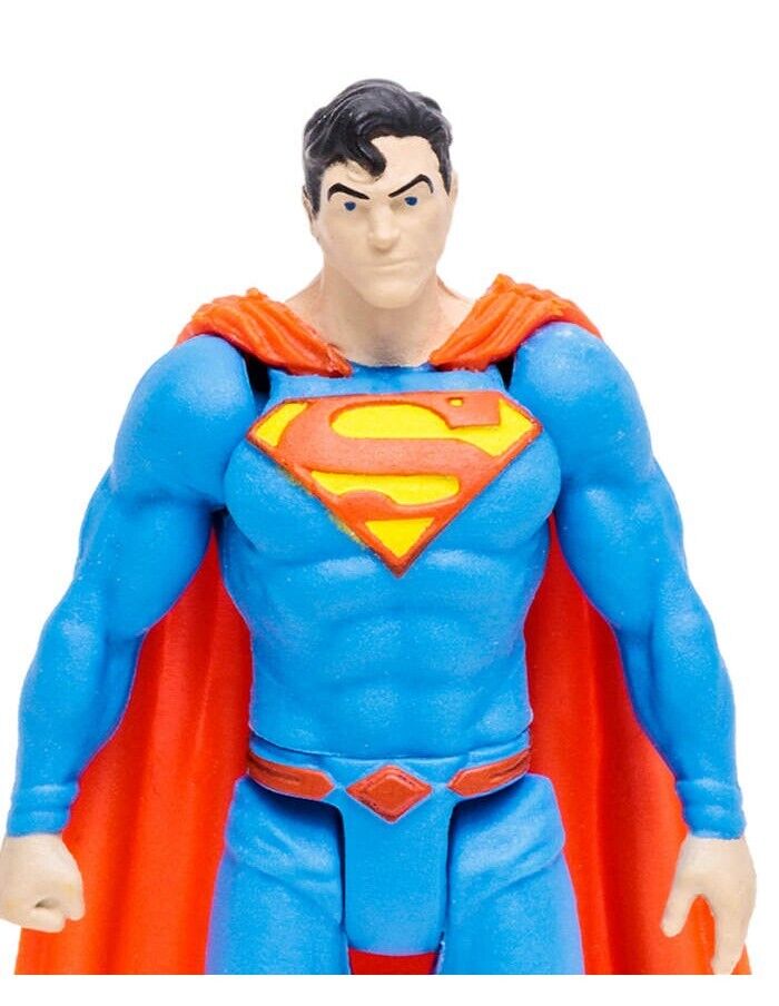 MCFARLANE DC PAGE PUNCHERS SUPERMAN MINI ACTION FIGURE + COMICS NEW