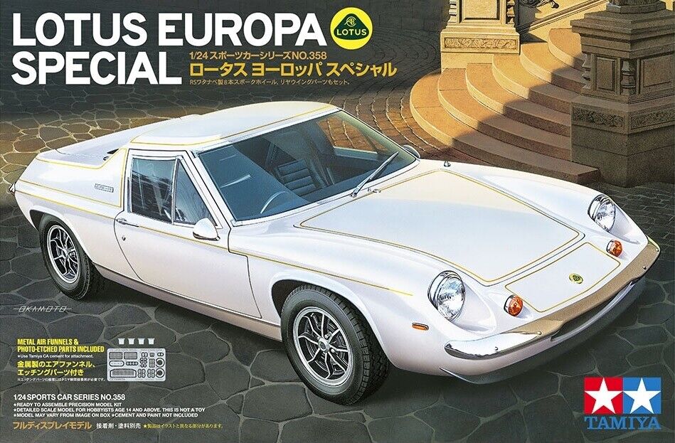 TAMIYA 1:24 KIT AUTO IN PLASTICA LOTUS EUROPA SPECIAL CON FOTOINCISIONI    24358