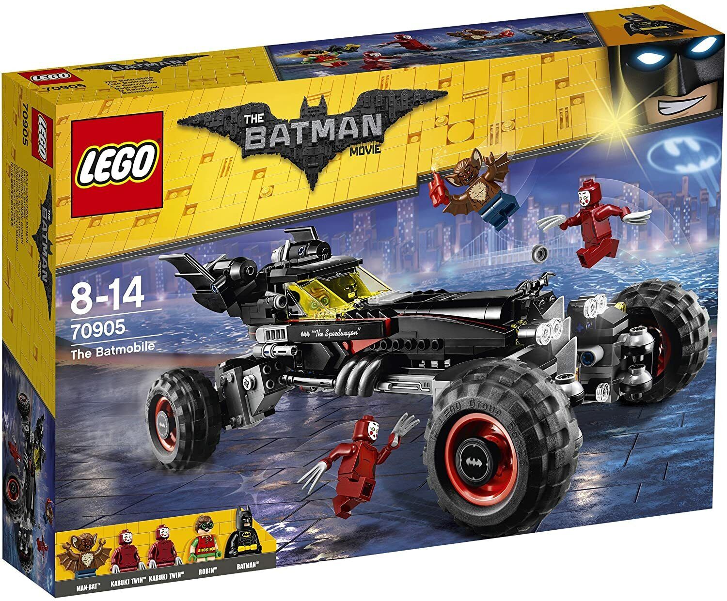 LEGO THE BATMAN MOVIE THE BATMOBILE  8-14 ANNI FUORI PRODUZIONE  ART 70905