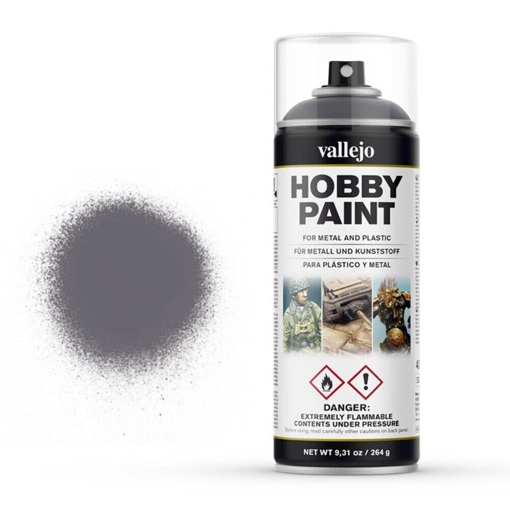 Vallejo GUNMETAL SPRAY HOBBY PAINT 400ml