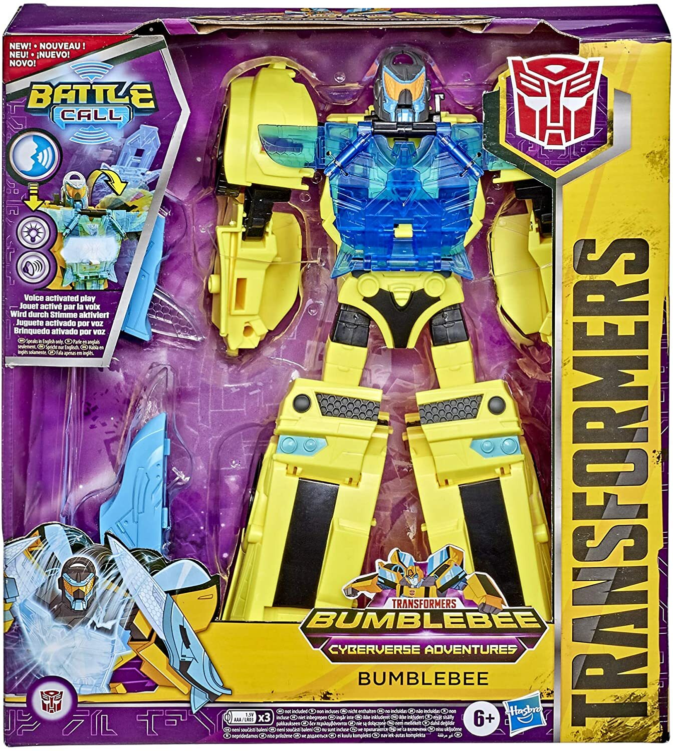 Playskool Heroes- Transformers Bumblebee , E8381 Hasbro E82285L00