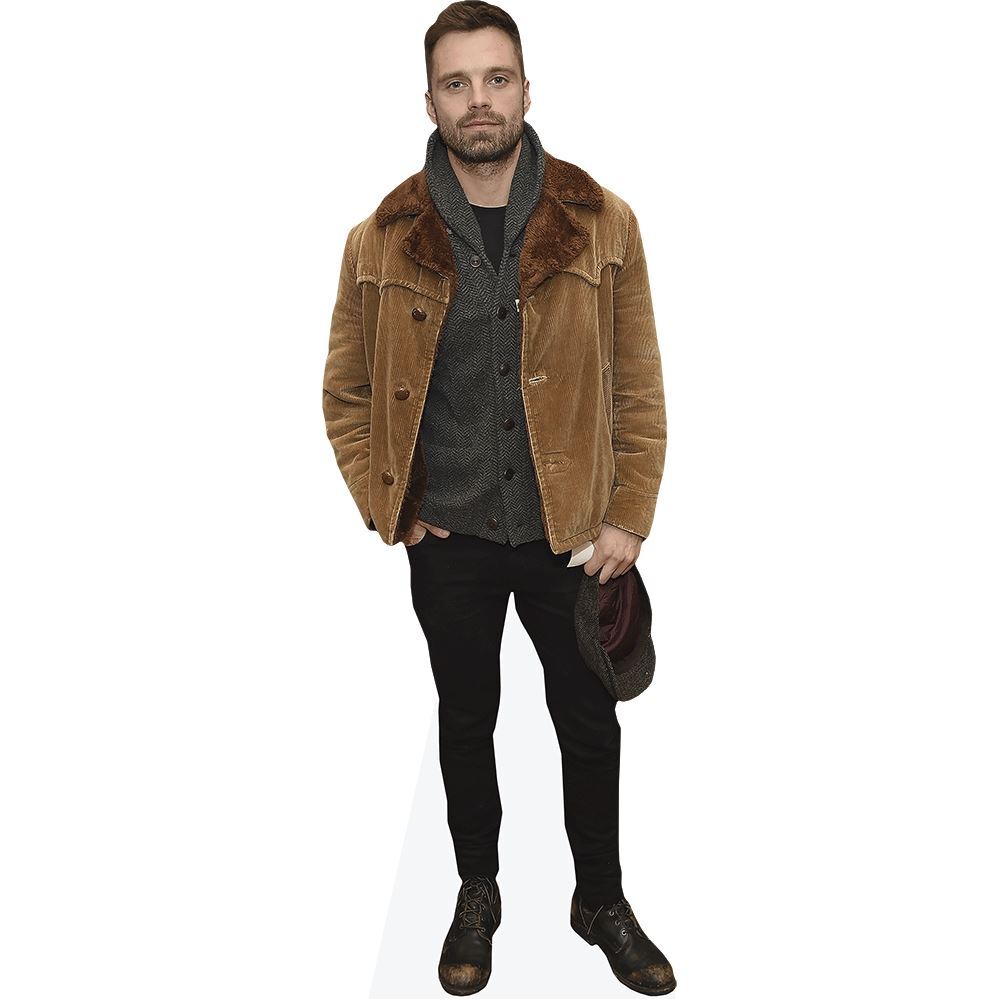 Sebastian Stan (Brown Jacket) a grandezza naturale