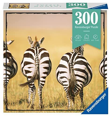 Ravensburger - Puzzle Zebre, Collezione Puzzle Moments, 300 Pezzi, Puzzle (O3n)