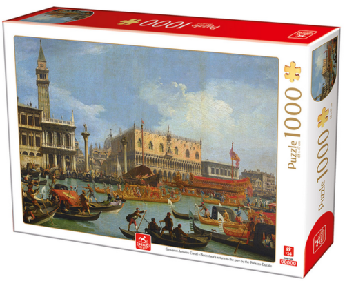 Puzzle 1000 elementów. Pałac Domów w Wenecji, Giovanni Antonio Canal