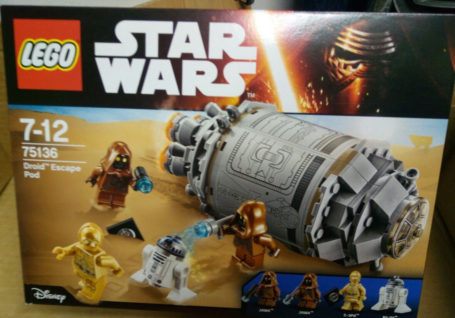 LEGO STAR WARS 75136 CAPSULA DI SALVATAGGIO DROIDI  R2-D2 C-3PO NUOVO