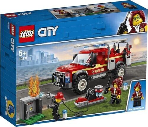 LEGO CITY FUORI PRODUZIONE FUORISTRADA DEI VIGILI DEL FUOCO 200 PEZZI ART 60231
