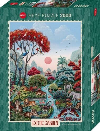 HEYE PUZZLE 2000 PEZZI BARTOLINI EXOTIC GARDEN WILDLIFE PARADISE 69x97cm   29958