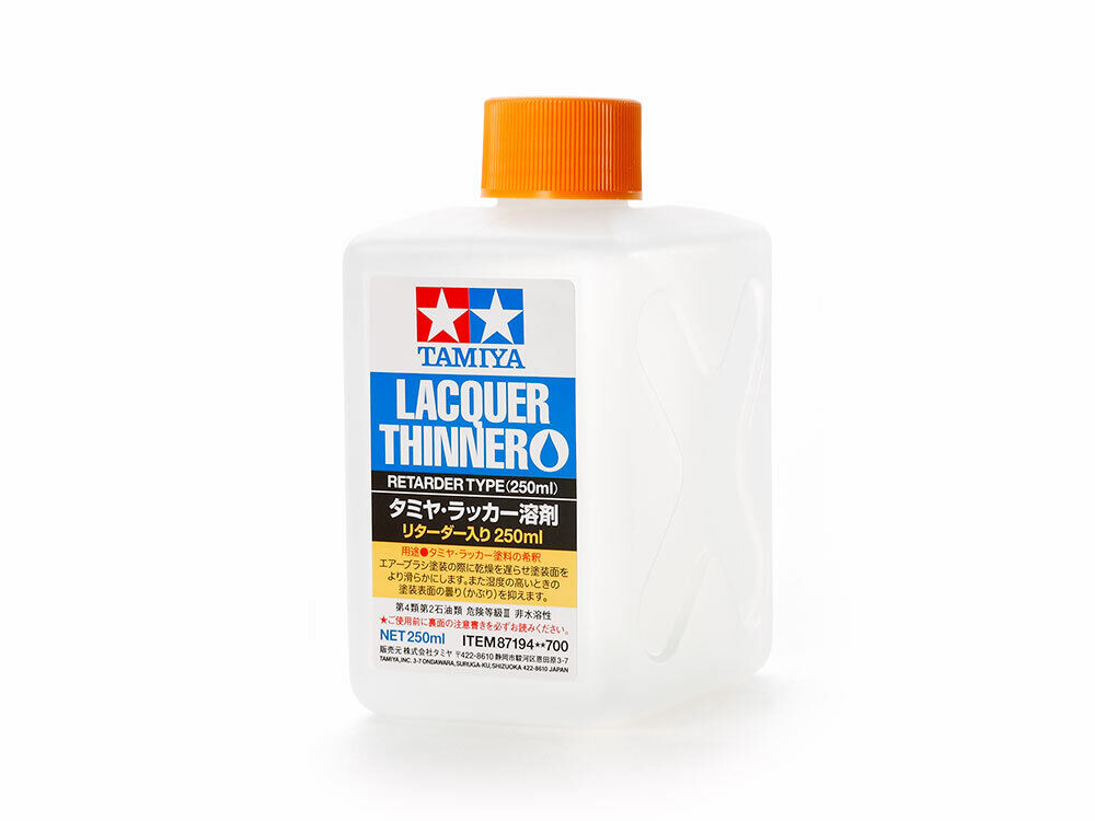 Lacquer Thinner Retarder 250ml Diluente 87194 TAMIYA