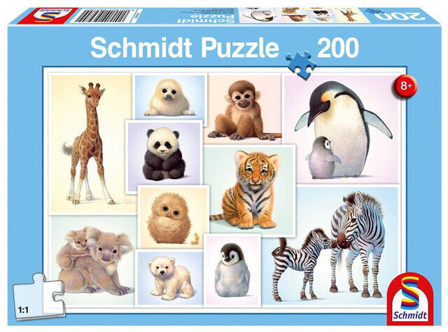 Puzzle 200 Słodkie zwierzaki G3