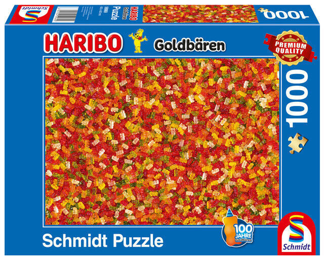 Puzzle 1000 elementów. Haribo Złote Misie