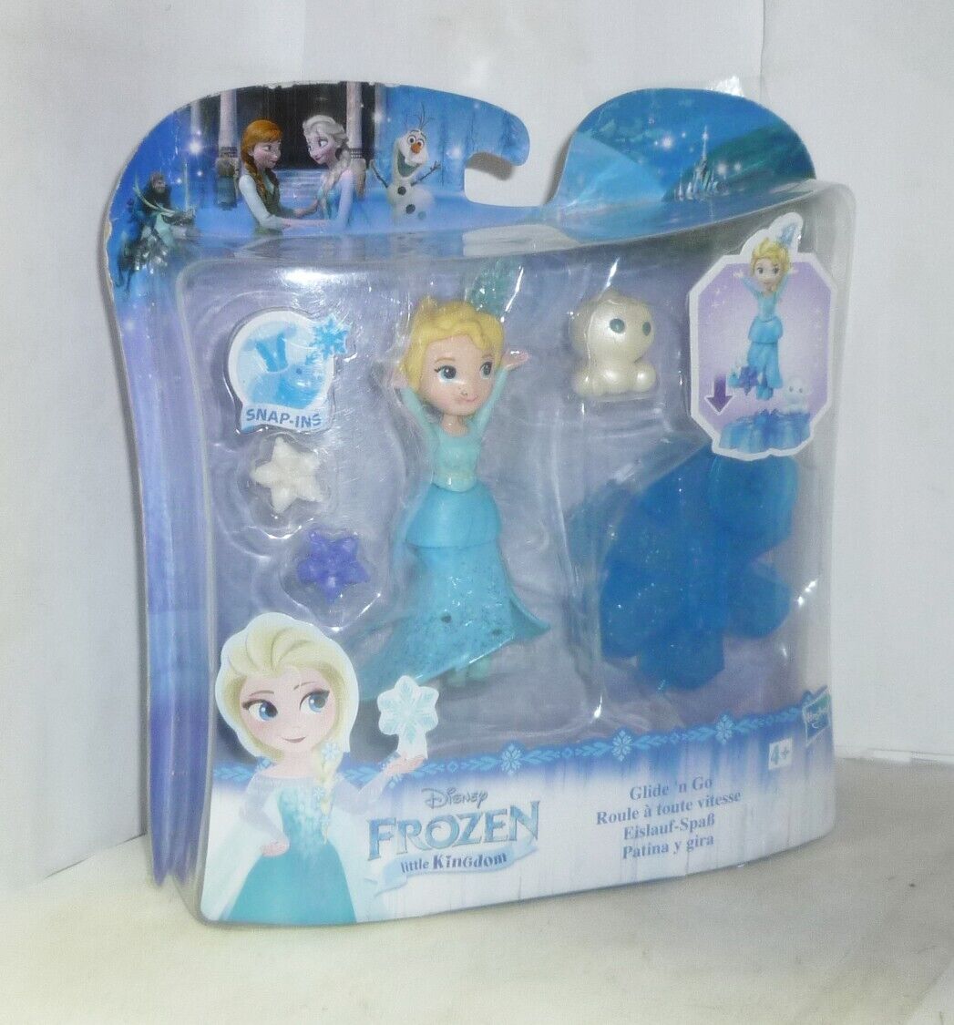 DISNEY FROZEN LITTLE KINGDOM - ELSA - HASBRO - H. 8 CM - FIGURE NUOVA