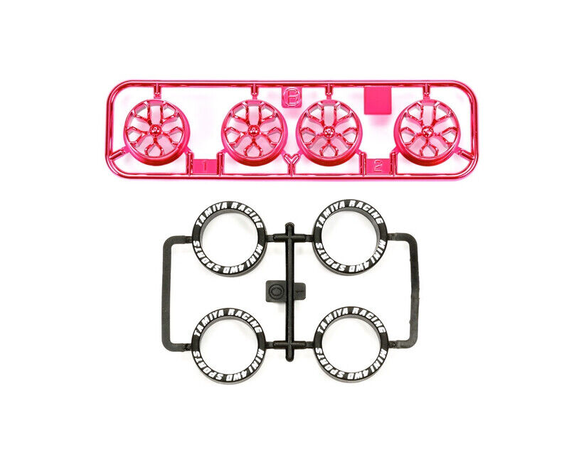 Gomme Low Profile con cerchi Pink TA95529 - tamiya modellismo