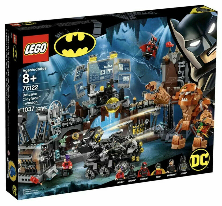 LEGO DC SUPER HEROES BATMAN CLAYFACE E L'INVASIONE DELLA BAT-CAVERNA -LEGO 76122