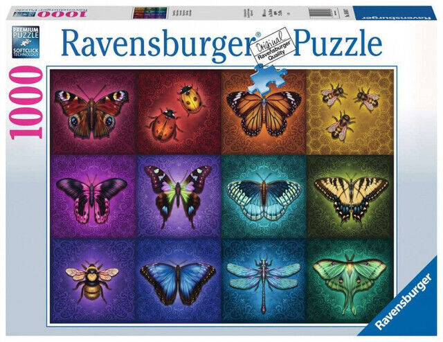 Puzzle 1000 elementów. Piękne skrzydlate owady
