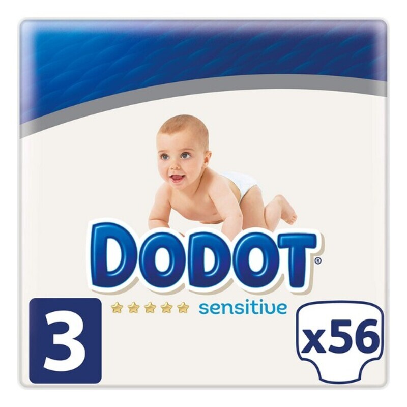 Pannolini usa e getta Sensitive Dodot Taglia 3 (56 uds)