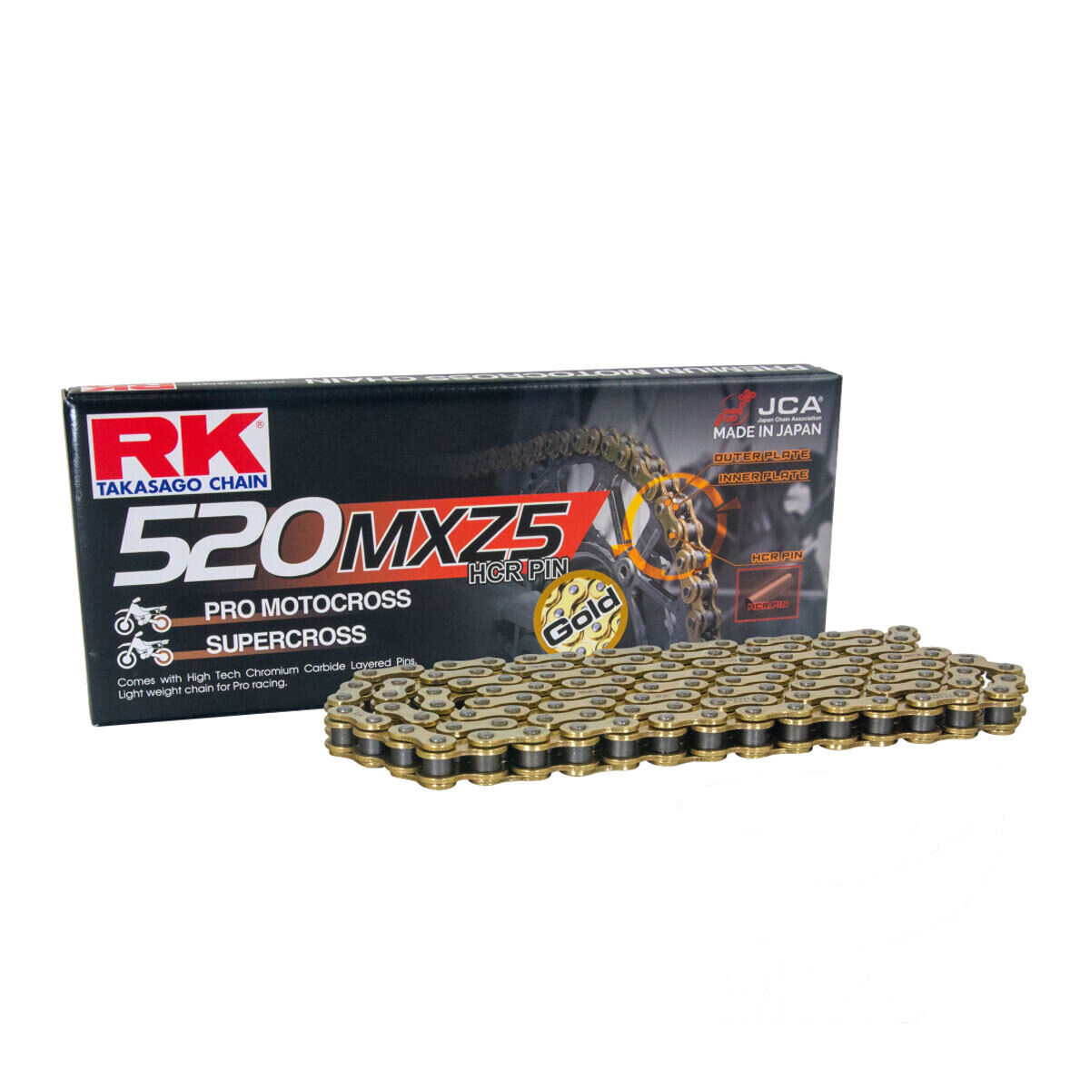 CATENA TRASMISSIONE RK 520MXZ5/108 PER SUZUKI 400 RM 1978-1980