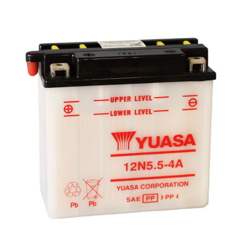 BENELLI Custom 125 1985-1985  BATTERIA YUASA 12N5.5-4A 12V/6AH