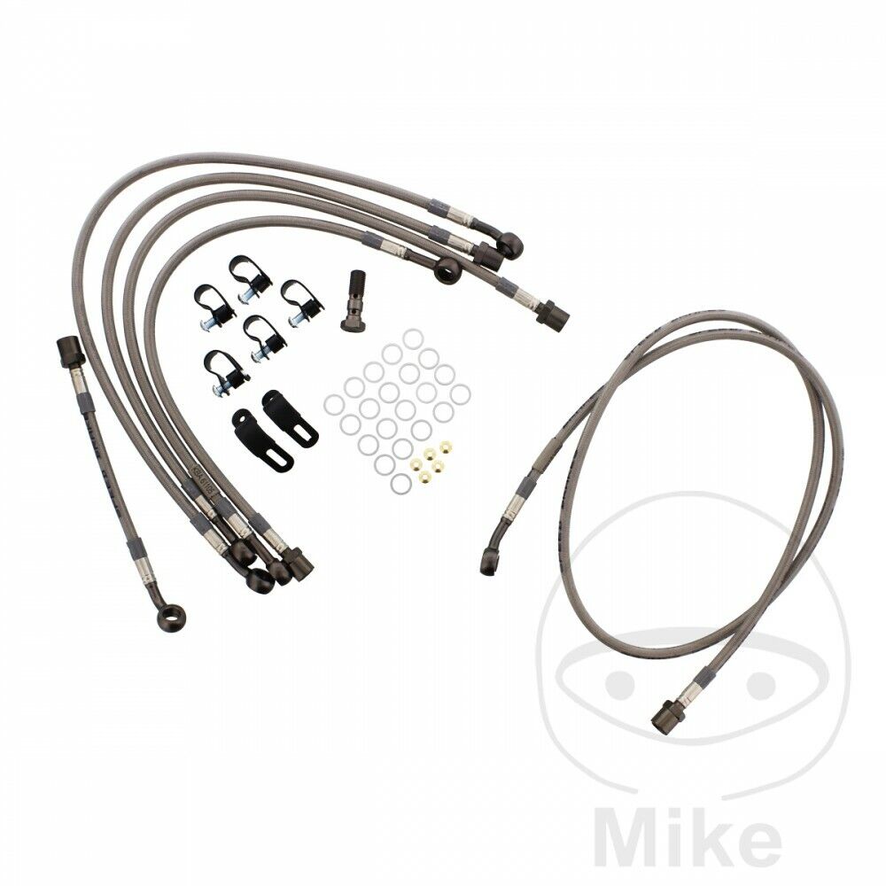 KIT 6 TUBI TRECCIA REPLICA ORIGINALE PER HONDA 1000 CB R ABS 2008-2014