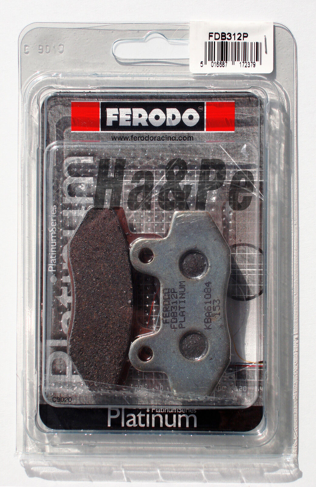 COPPIA PASTIGLIE FERODO PLATINUM anteriore HONDA NSR F -S 50 1989 1990 1991 1992
