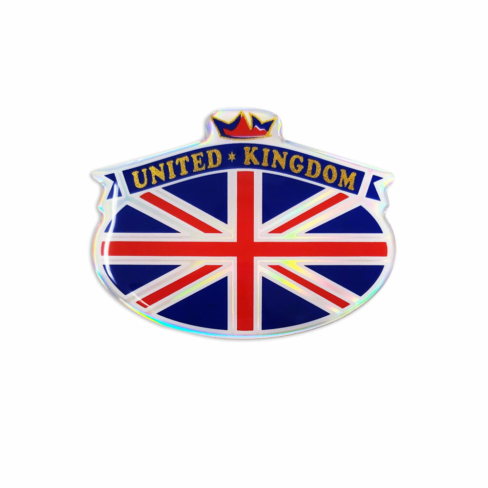 Sticker Adesivo 3D Stemma United Kingdom HQ