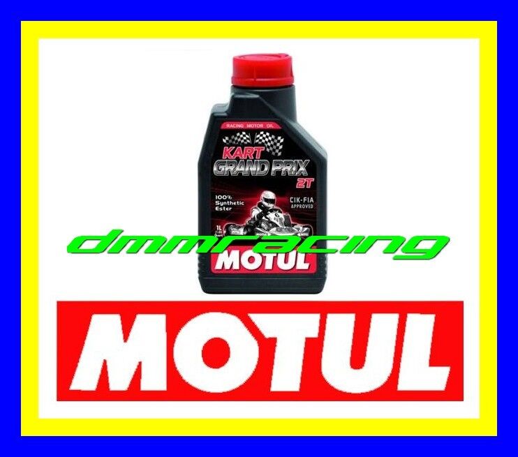1 Litro Olio Miscela 2t. MOTUL KART GRAND PRIX 100% Sintetico GoKart racing GP