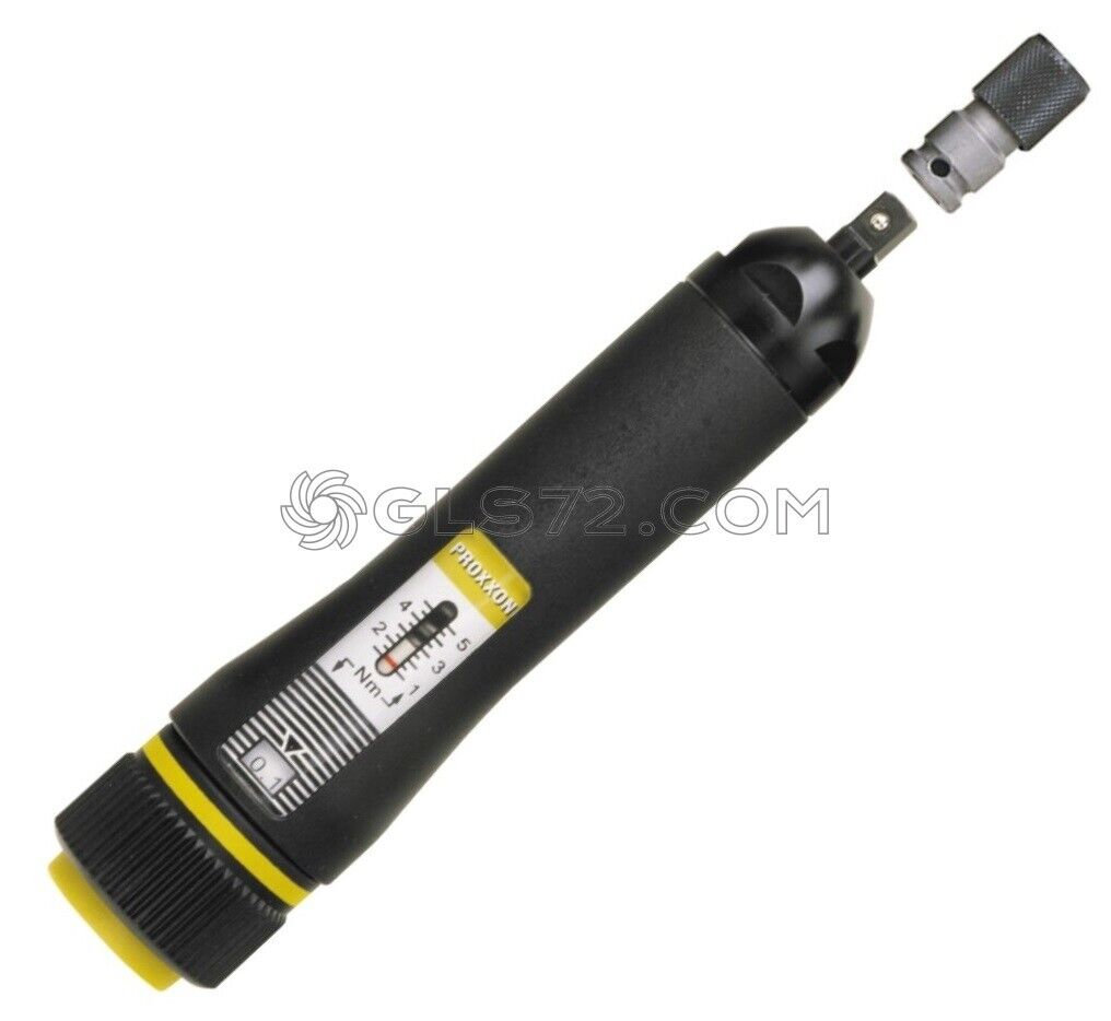 AVVITATORE CACCIAVITE DINAMOMETRICO 1/4" 1-5 Nm PROXXON MICROCLICK MC 5