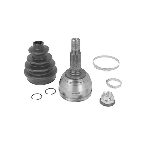 Kit Giunti Semiasse Metelli 15-1443 per Nissan Assale Anteriore Lato Ruota